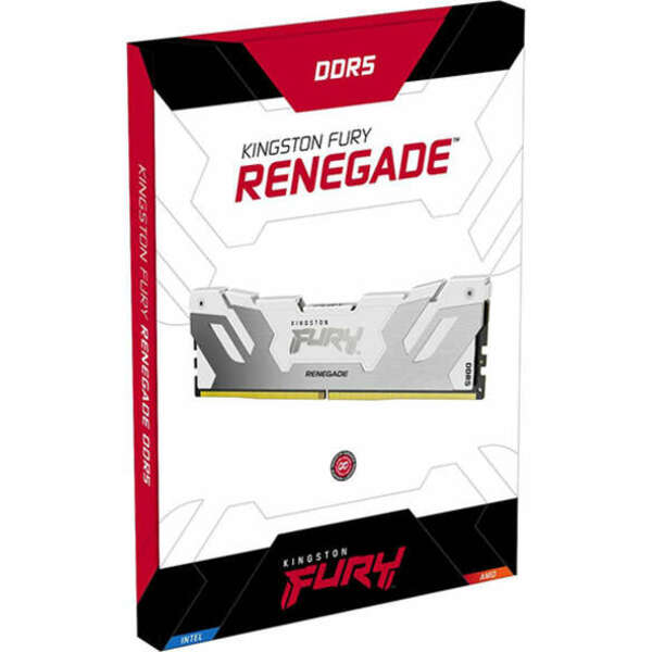 KINGSTON DIMM DDR5 16GB 6000MT/s KF560C32RW-16 FURY Renegade White