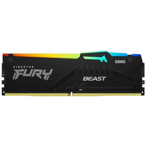 KINGSTON DIMM DDR5 16GB 5200MT/s KF552C36BBEA-16 Fury Beast RGB EXPO