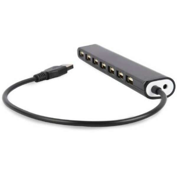 GEMBIRD UHB-U2P7-04 USB 2.0 7-port hub black