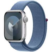 APPLE Watch S9 GPS 41mm Silver Alu Case with Winter Blue Sport Loop mr923se / a