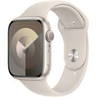 APPLE Watch S9 GPS 45mm Starlight Alu Case with Starlight Sport Band - S / M mr963se / a