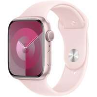 APPLE Watch S9 GPS 45mm Pink Alu Case with Light Pink Sport Band - S / M mr9g3se / a