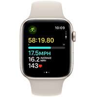 APPLE Watch SE2 v2 GPS 44mm Starlight Alu Case with Starlight Sport Band - M/L mre53se/a