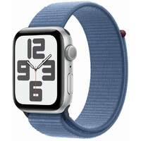 APPLE Watch SE2 v2 GPS 44mm Silver Alu Case with Winter Blue Sport Loop mref3se/a