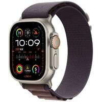 APPLE Watch Ultra2 Cellular, 49mm Titanium Case with Indigo Alpine Loop - Medium mret3se / a