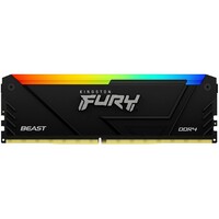 KINGSTON DIMM DDR4 16GB 3200MT/s KF432C16BB12A/16 FURY Beast RGB Black XMP