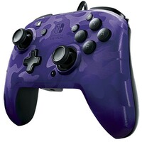 PDP Nintendo Switch Faceoff Deluxe Controller + Audio Camo Purple