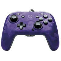 PDP Nintendo Switch Faceoff Deluxe Controller + Audio Camo Purple