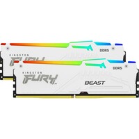 KINGSTON DIMM DDR5 32GB (2x16GB kit) 6000MT / s KF560C36BWEAK2-32 FURY Beast RGB White EXPO