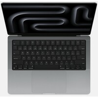 APPLE 14-inch MacBook Pro: Apple M3 chip with 8-core CPU and 10-core GPU, 512GB SSD - Space Grey mtl73cr/a