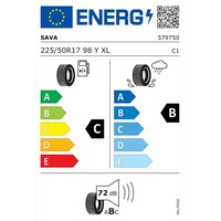 SAVA 225/50R17 98Y INTENSA UHP 2 let