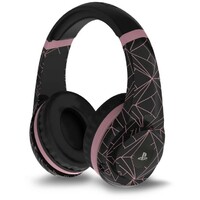 4GAMERS PS4 Rose Gold Edition Stereo Gaming Headset - Abstract Black