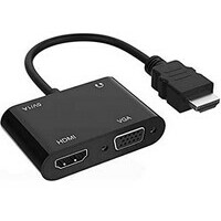 LINKOM Adapter-konvertor HDMI na HDMI+VGA+MICRO+AUDIO 