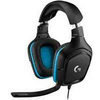 LOGITECH G432 7.1 LEATHERETTE BK / BL 981-000770