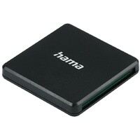 HAMA USB 3.0 Multi-Card Reader, SD/MicroSD/CF, Black