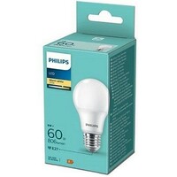 PHILIPS  8W(60W) A60 E27 WW FR ND 1PF/6