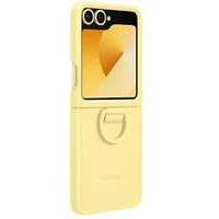 SAMSUNG Galaxy Z Flip6 Silicone Case with Ring Yellow EF-PF741-TYE