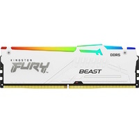 KINGSTON DIMM DDR5 16GB 6800MT / s KF568C34BWA-16 FURY Beast White RGB XMP