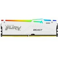 KINGSTON DIMM DDR5 32GB 6400MT / s KF564C32BWEA-32 FURY Beast White RGB EXPO