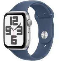 APPLE Watch SE2 v3 GPS 40mm Silver Alu Case with Denim Sport Band - S/M mxec3qv/a