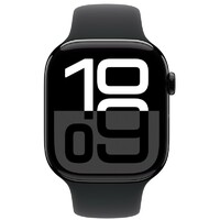 APPLE Watch S10 GPS 42mm Jet Black Alu Case with Black Sport Band - S/M mwwe3qv/a