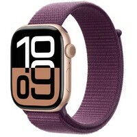 APPLE Watch S10 GPS 46mm Rose Gold Alu Case with Plum Sport Loop mwwv3qv/a