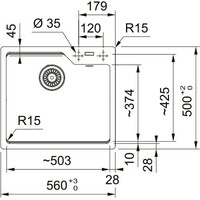 FRANKE UBG 610-50 A** 114.0682.641