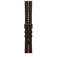 XIAOMI Mi Watch Black Orange Leather Strap