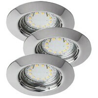RABALUX Lite LED ugradni spot GU10 3x3W 3000K hrom