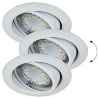 RABALUX Lite LED ugradni spot GU10 3x3W beli