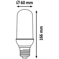 RABALUX Sijalica LED E27 3W efekat plamena