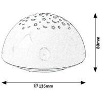 RABALUX Lina,  zvezdani efekat, bela,  LED 0,5W