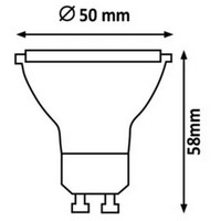 RABALUX Sijalica SMD-LED GU10 6W 450lm 4000K dimabilna