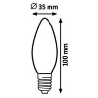 RABALUX Sijalica LED Filament E14, 4W, 350 lm, 2700K