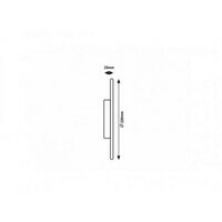 RABALUX SMD LED panels, providno, metal+plastika, 16W, 2300lm