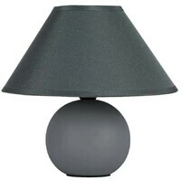 RABALUX Ariel, unutrašnja keramicka stona lampa, siva, E14 G45 1xMA