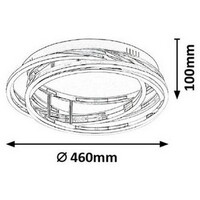 RABALUX Selena ugradno/nadgradna plafonjera LED 30W 2400lm 4