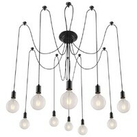 RABALUX Caspar Visilica 10x60W,mat crno