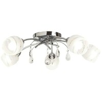 RABALUX Melissa plafonska lampa E14 5x max60W hrom