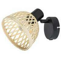 RABALUX Rattan, metalni bambus spot, E14 1x MAX 15W