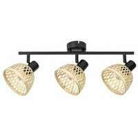 RABALUX Rattan, metalni bambus spot, E14 3x MAX 15W