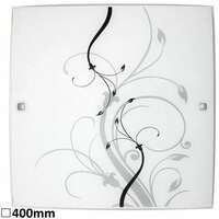 RABALUX Elina plafonjera400x400E27 2x60Wcrno/belo