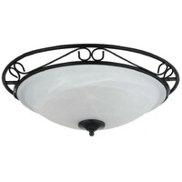 RABALUX Athen plafonjeraD47 E27 3x60W mat crno