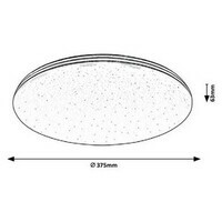 RABALUX Toma kupatilska plafonjera LED 30W 4000K hrom 37,5cm IP44