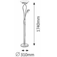 RABALUX Gamma Podna lampa sa citacem l.R7s 230W+G9 40W
