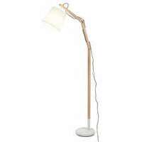 RABALUX Thomas podna lampa E27 60W belo+drvo