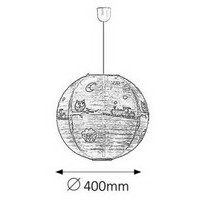 RABALUX Shepherd papirna Visilica D40