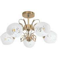 RABALUX Fauna plafonjera.E27 5x40W,zlato