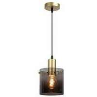 RABALUX Donati,visilica E27 1x40W zlato/dimljeno staklo