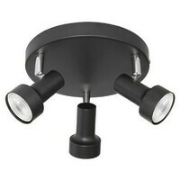 RABALUX Konrad spot, GU10 3X MAX 50W, crna